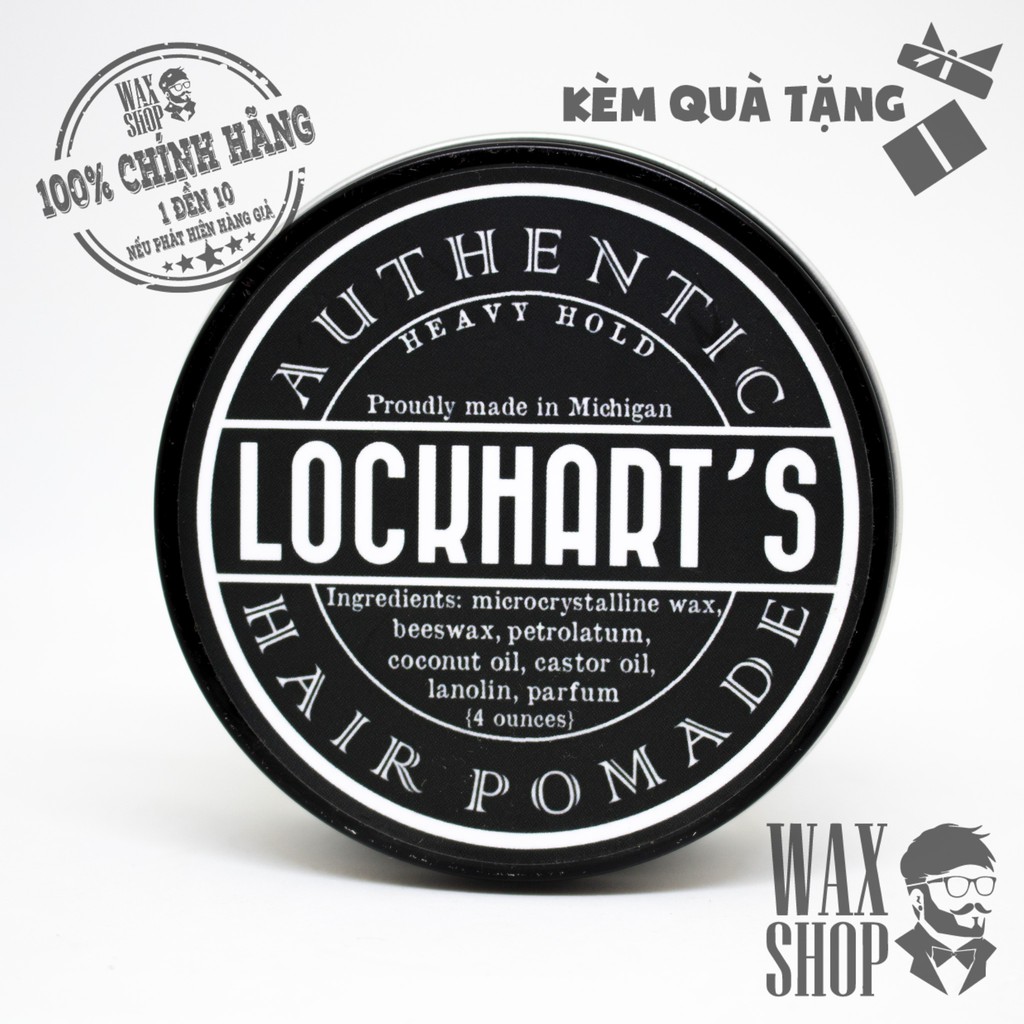 Sáp Vuốt Tóc Heavy Hold Pomade - LockHart's