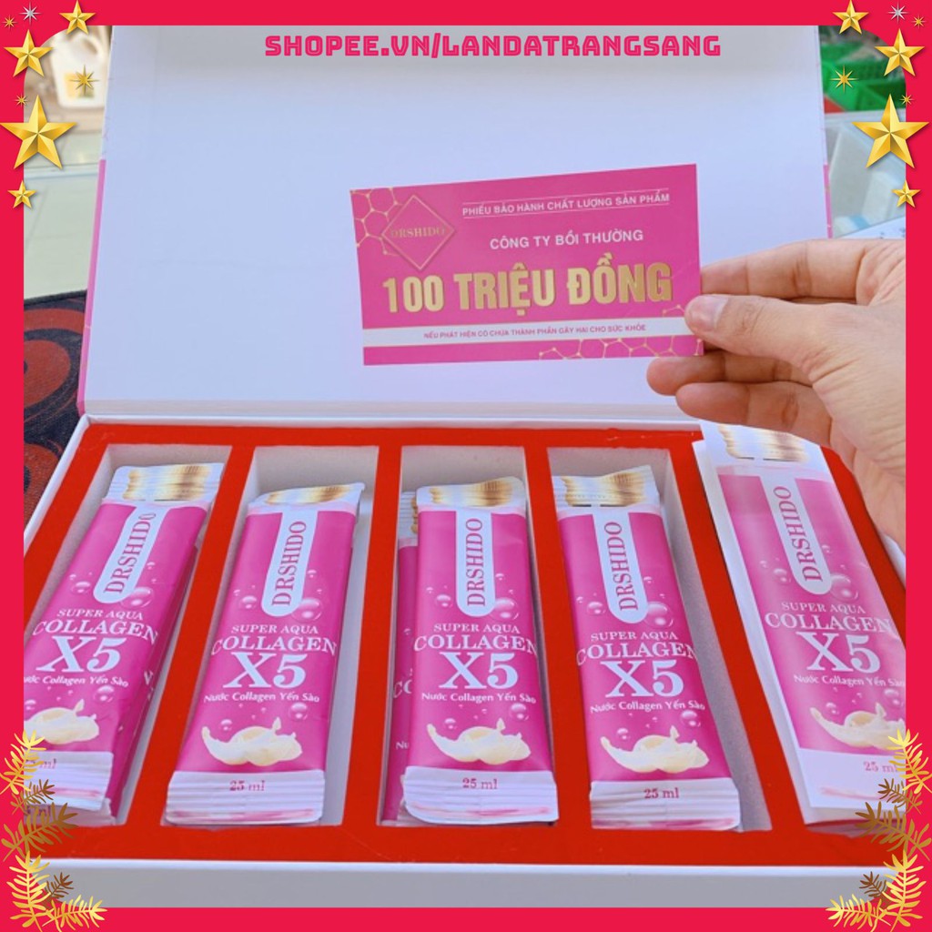 [Mã 153FMCGSALE1 giảm 10% đơn 250K] Hộp 10 gói Nước Collagen X5 Yến Sào Nhật Bản | BigBuy360 - bigbuy360.vn