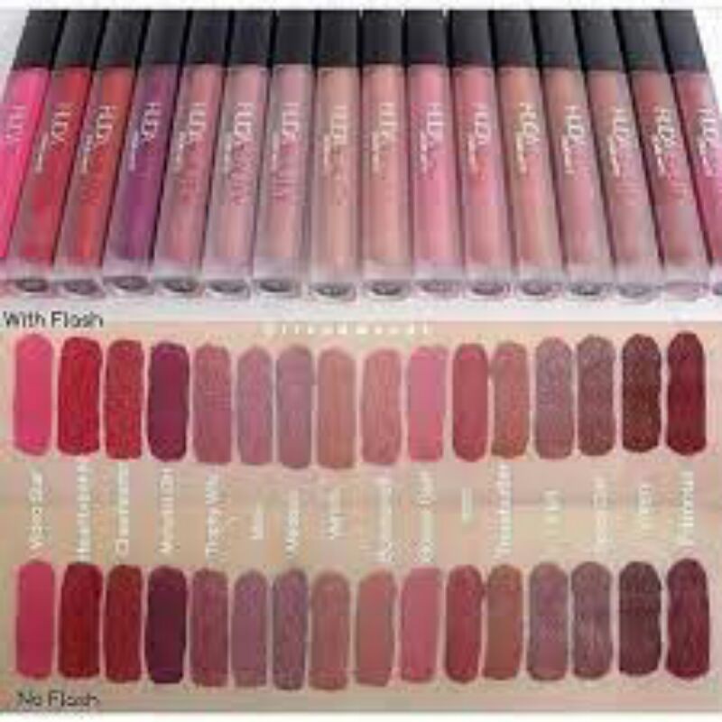 (Hàng Mới Về) Son Môi Huda Beuaty Dạng Kem Lâu Trôi Chống Thấm Nước | BigBuy360 - bigbuy360.vn