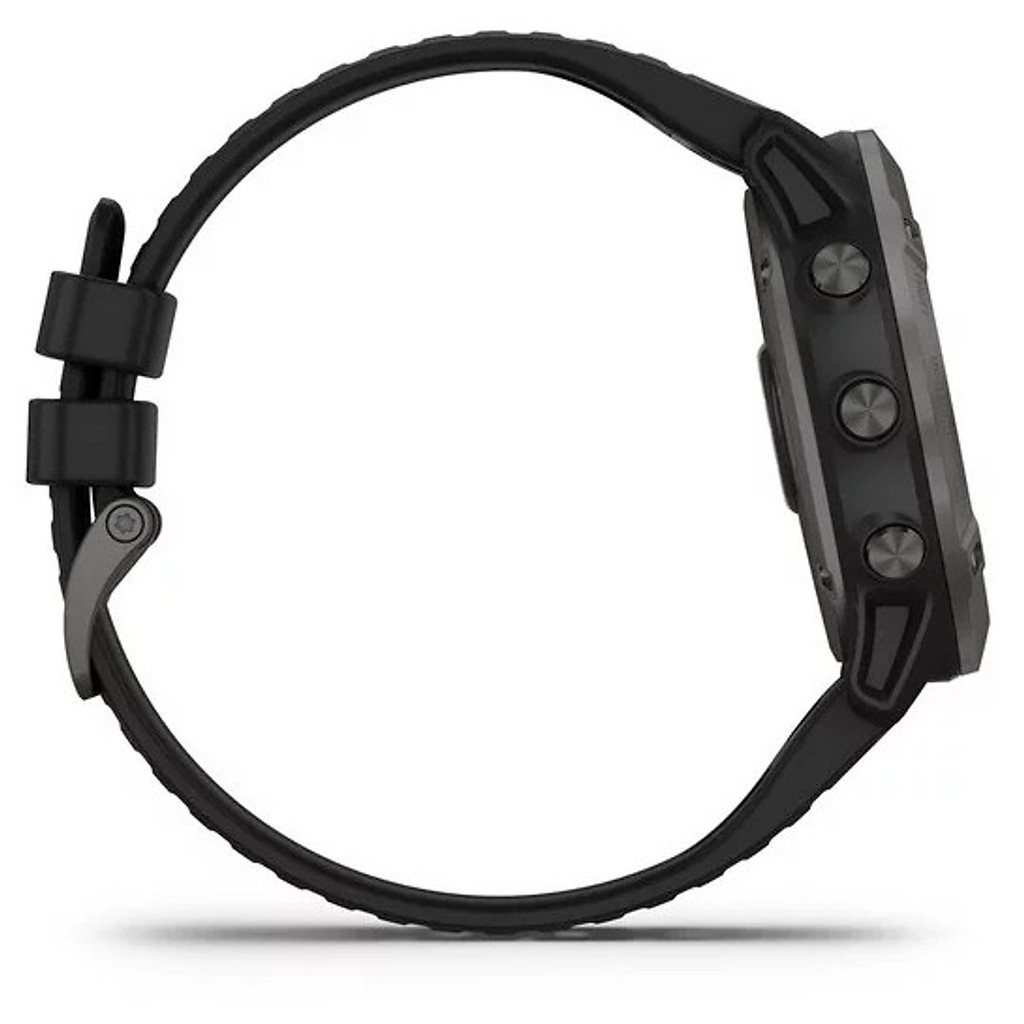 Vòng đeo tay theo dõi sức khỏe Garmin Fēnix 6X - Sapphire, Carbon Gray DLC with Black Band_010-02157-45 -Hàng Chính Hãng