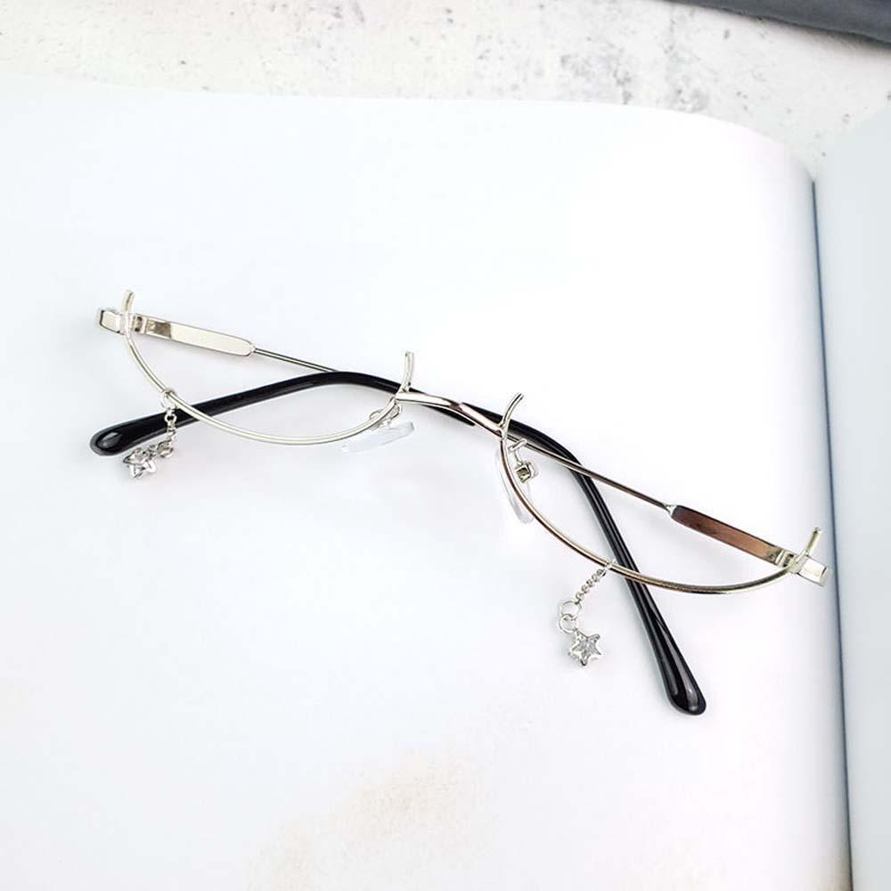 Danilo Gọng Mắt Kính Đính Đá Hình Giọt Nước Đơn Giản Phong Cách Hàn Quốc