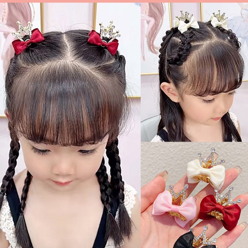 Kẹp Tóc Nơ Hai Mặt Thời Trang Mùa Hè Cao Cấp Cho Nữ