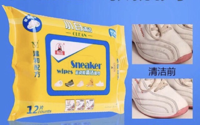 ] HỘP 30 GIẤY ƯỚT LAU GIÀY THẦN THÁNH