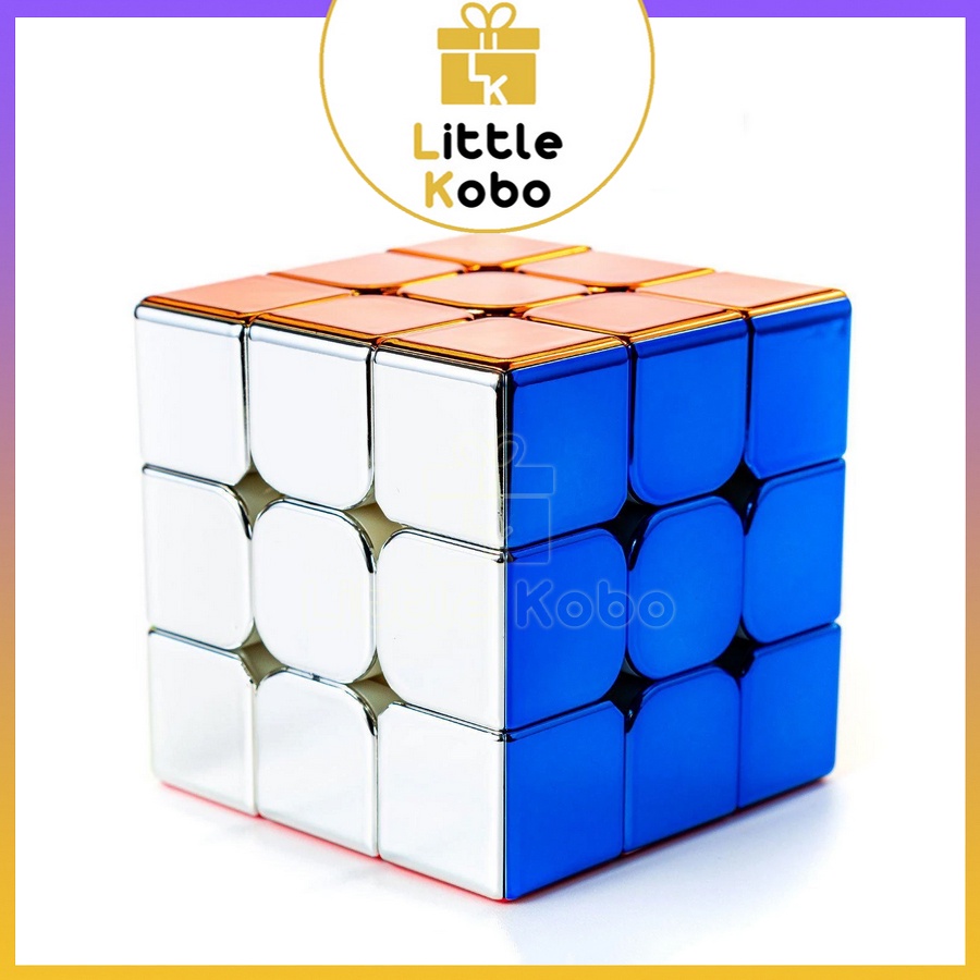 Rubik Cyclone Boys Metallic 3x3 M Mạ Màu Kim Loại Có Nam Châm Rubic Đồ Chơi Trẻ Em Phát Triển Trí Tuệ - Little Kobo