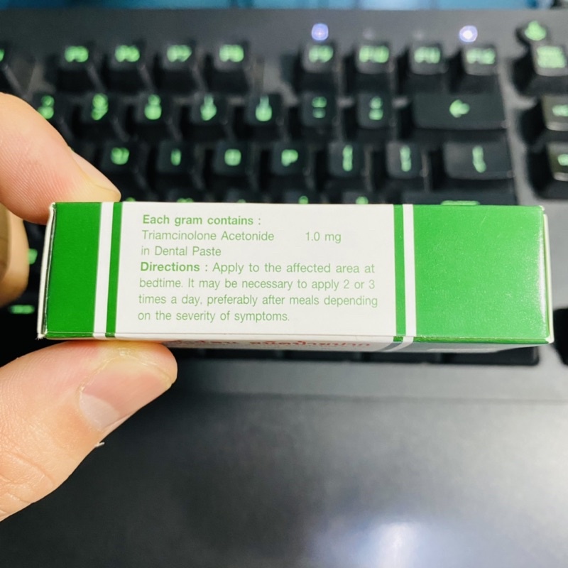 [Auth Thái] Kem Bôi Nhiệt Miệng Trinolone Oral Paste - NIDA 5g Thái Lan