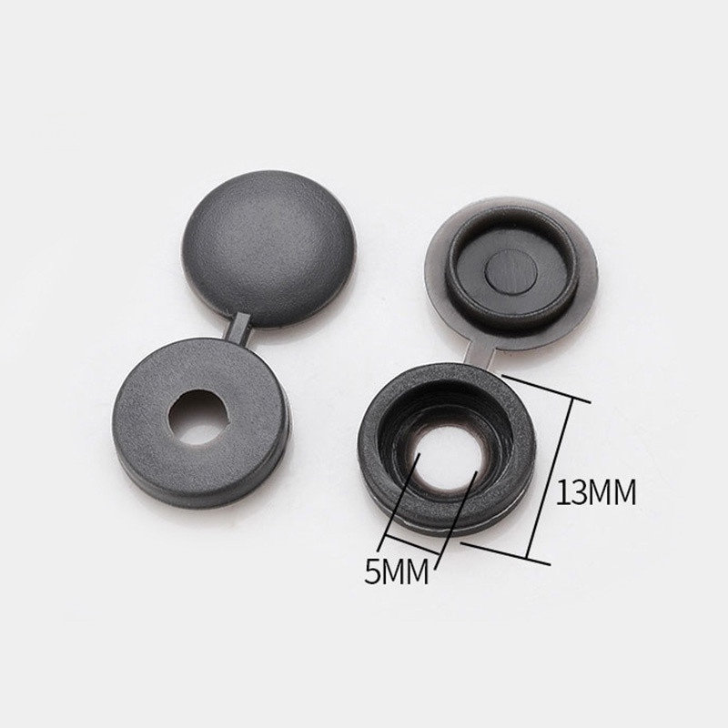 Set 50 Nắp Nhựa Bọc Bản Lề Nhiều Màu Sắc Trang Trí Nội Thất