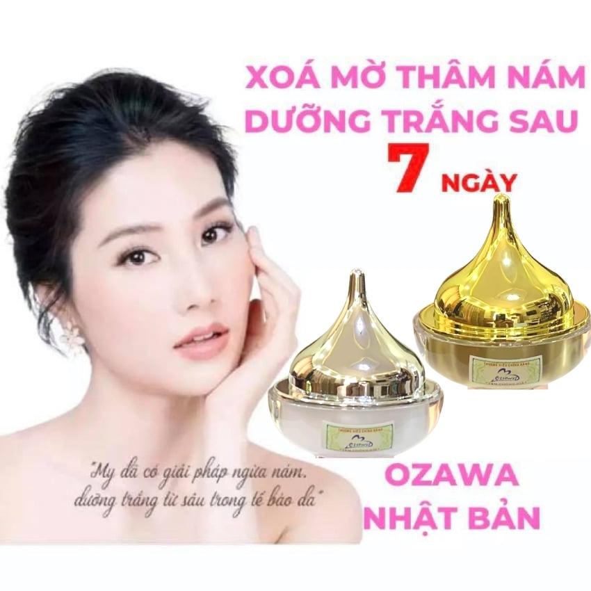 Bộ kem dưỡng trắng da mặt Ozawa Japan 10in1,cấp ẩm,mờ nám,tàn nhang,vết thâm giảm mụn face cream mỹ phẩm quốc tế abc