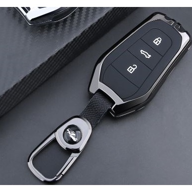 Ốp chìa Khóa Peugeot 2008, 3008, 408, 5008 Kim loại Metal Cao Cấp