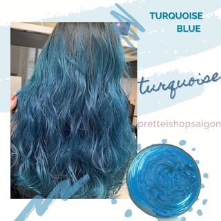 [kèm Trợ Nhuộm+Ủ tóc] Kem Nhuộm Tóc Màu XANH BIỂN TƯƠI- Không Tẩy