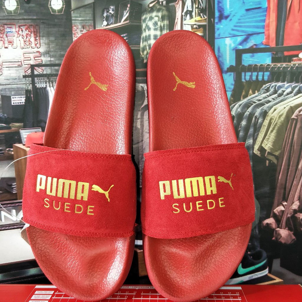 Dép xỏ ngón Puma màu đỏ phong cách năng động trẻ trung dành cho nam