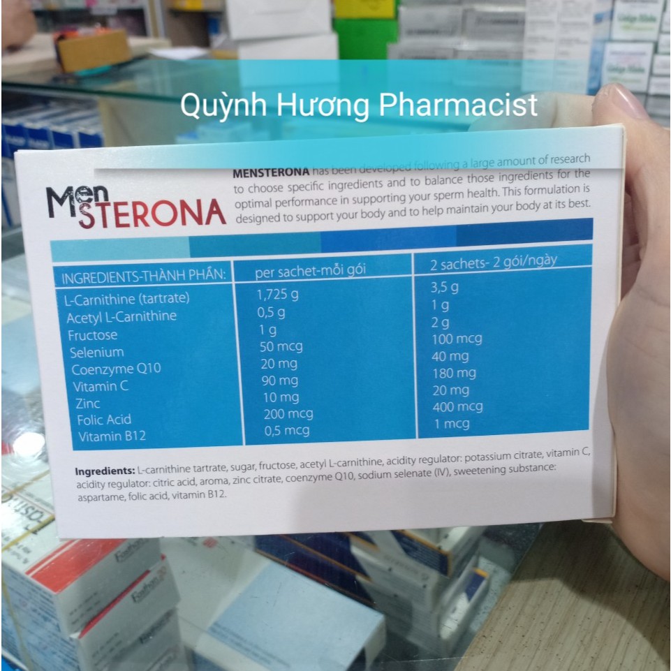 MEN STERONA hộp 30 gói