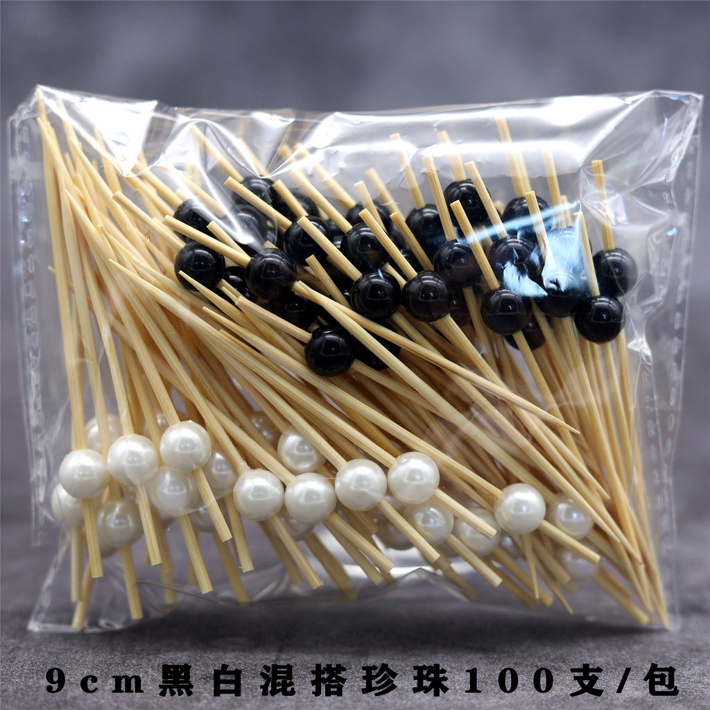 Que Tre 9cm Dùng Một Lần Nhiều Màu Tùy Chọn Dùng Trang Trí Trái Cây / Cocktail