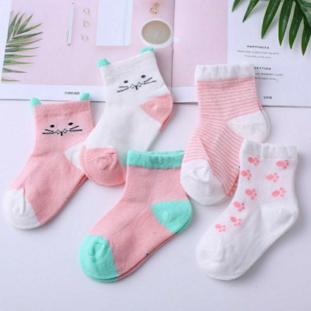 Tất cổ cao bé trai bé gái / Vớ cho bé sơ sinh - 3 tuổi