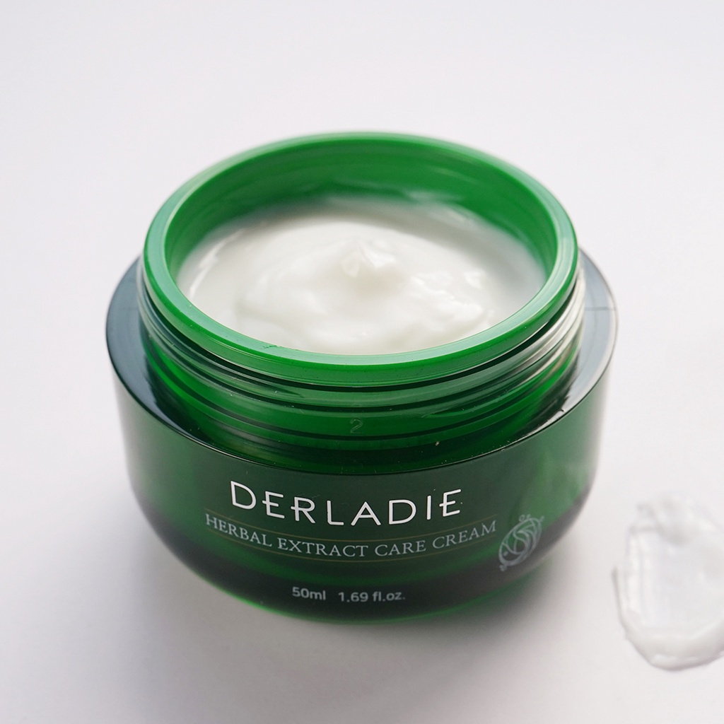 Kem Dưỡng Tràm Trà Giảm Mụn, Kiềm Dầu DERLADIE Herbal Extract Care Cream 50ml