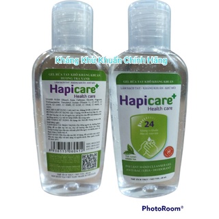 [ Hapicare+ Gel ] Gel rửa tay diệt khuẩn Hapicare 60ml hương trà xanh chiết xuất tự nhiên