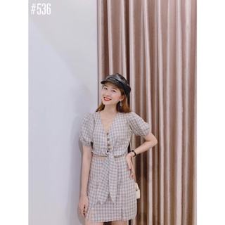 SET CARO THẮT NƠ DỄ THƯƠNG