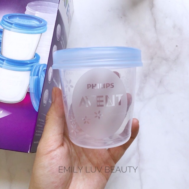 Cốc trữ sữa Philips Avent 180ml tách lẻ