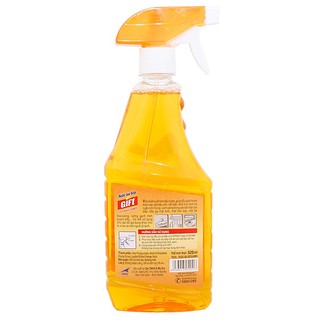 Nước lau bếp Gift hương cam (chai 520ml)