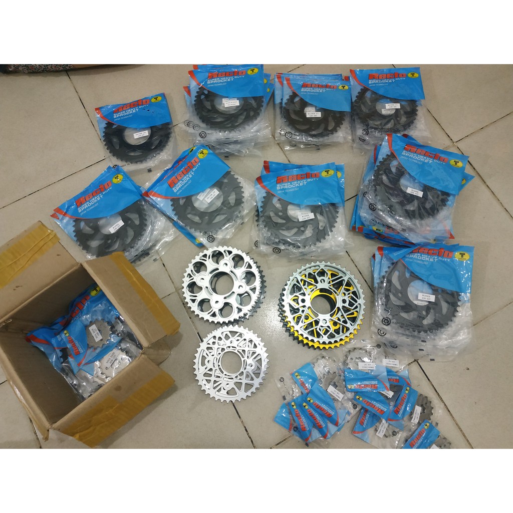 (Honda Winner và Sonic) Combo Nhông Dĩa Recto Thailand đủ Size