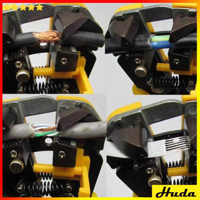 Kìm Tuốt Dây Điện - Kiềm Tuốt Dây Điện Đa năng Đài Loan - đồ làm mộc