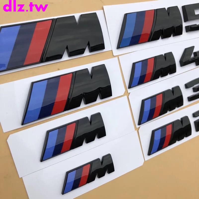 Miếng dán Logo M2 M3 M4 M5 trang trí đuôi xe hơi BMW