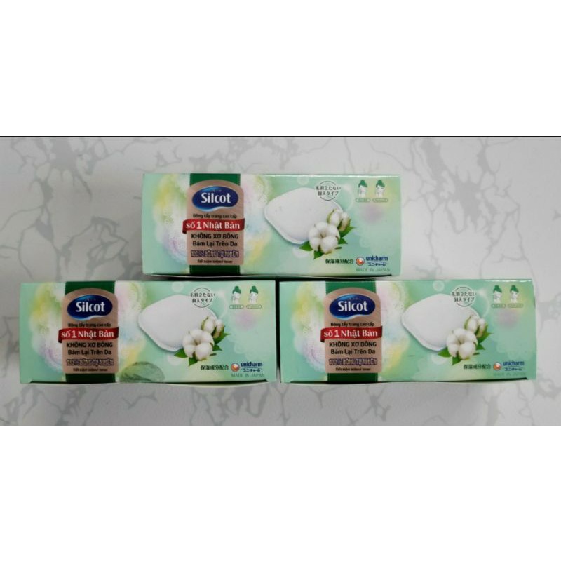 Bông trang điểm (bông tẩy trang) cao cấp Silcot Premium