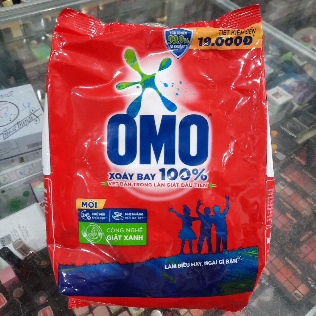 Bột giặt OMO xoáy bay vết bản 1200g