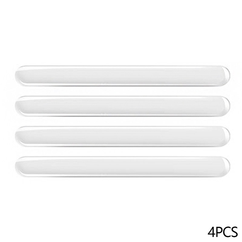 Set 4 miếng dán silicon trong suốt bảo vệ tay nắm cửa xe hơi chống trầy xước