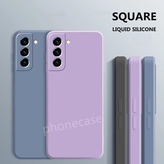 Square Liquid Silicone Casing For Samsung Galazy S22 + Plus Ultra 4G 5G Soft camera protection shockproof Cover