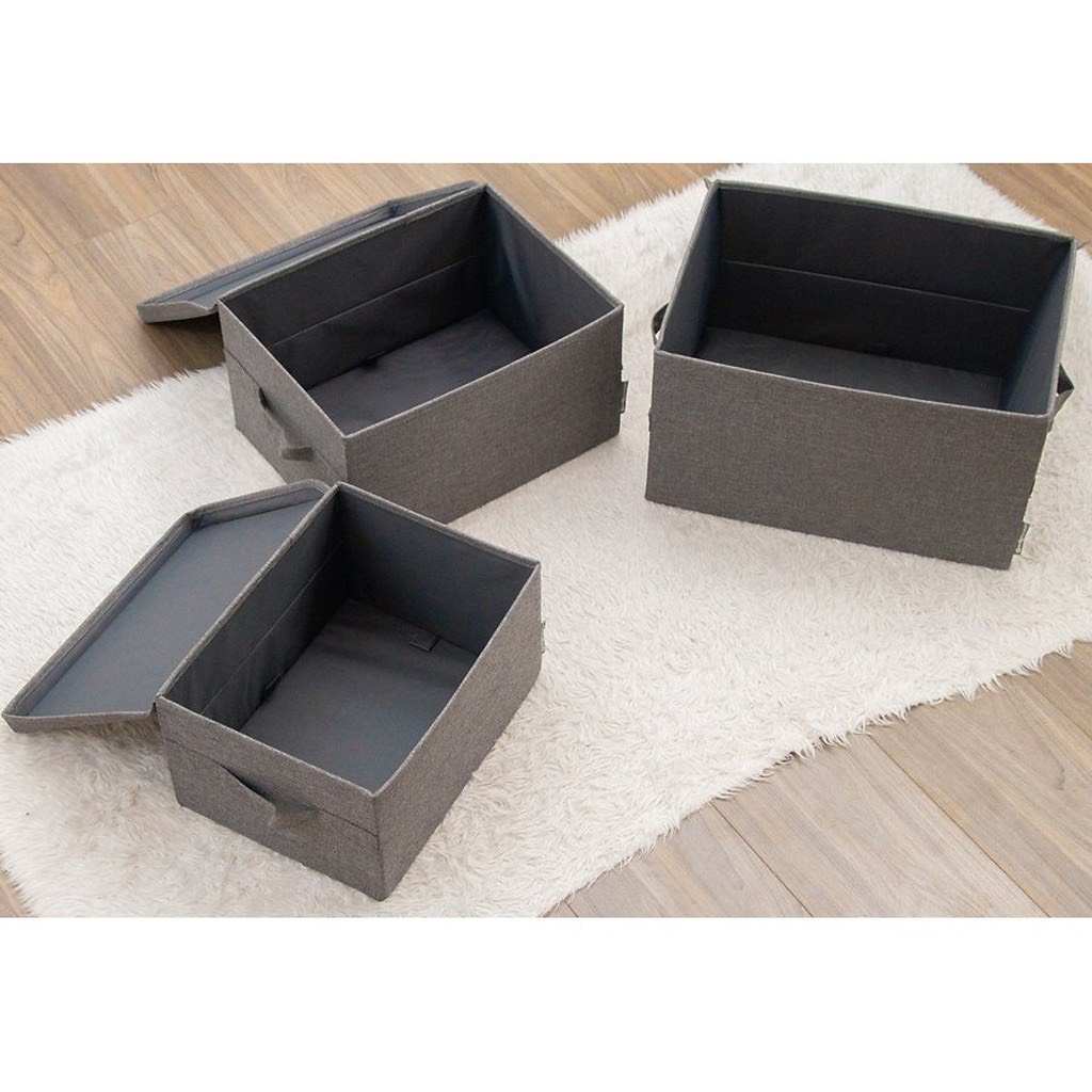 Thùng Vải Đựng Quần Áo, Hộp Đựng Đồ Đa Năng Cao Cấp XK Sắp Xếp Tủ Quần Áo Gọn Gàng Tiện Ích