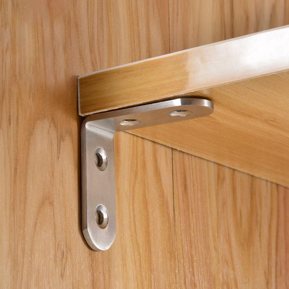 Set 2 Đai Thép Không Gỉ Gắn Góc Cạnh Bảo Vệ An Toàn