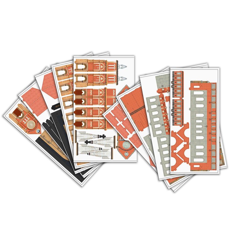 Bộ lắp ghép mô hình giấy cao cấp TAYTA Nhà Thờ Đức Bà - Sài Gòn