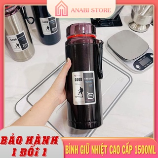 Bình Giữ Nhiệt Cao Cấp ANABI 1500ml - Bình Giữ Nhiệt Inox 304, nắp Titan
