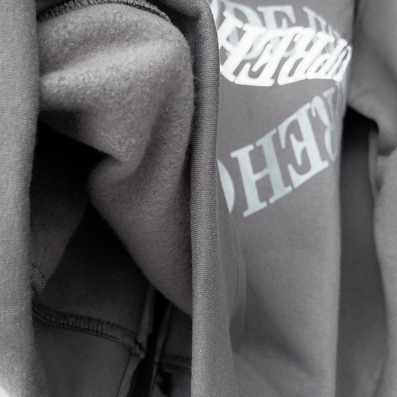 [sẵn] Áo Khoác Dây Kéo Form Rộng Ulzzang Chữ Thêu TOME XÁM CHUỘT/ĐEN 2t clothes