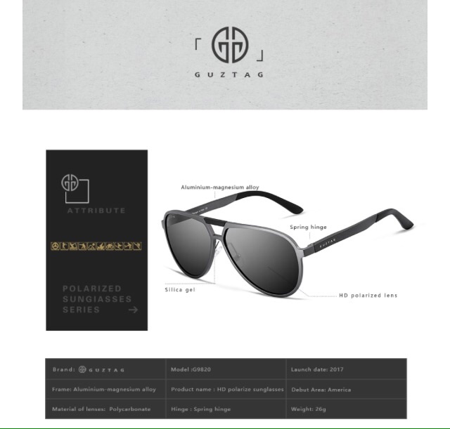 Kính mát Nam [G9820] phân cực xách tay | BigBuy360 - bigbuy360.vn