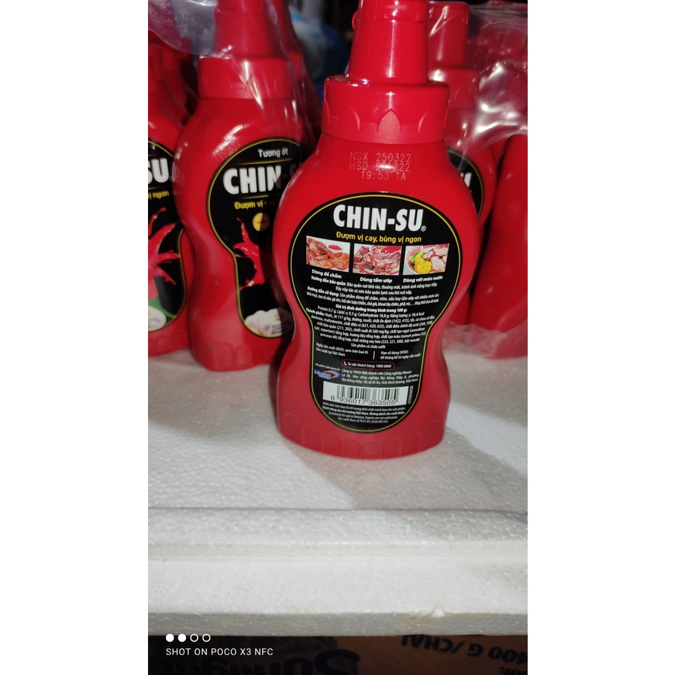 Tương ớt Chinsu chai 250g