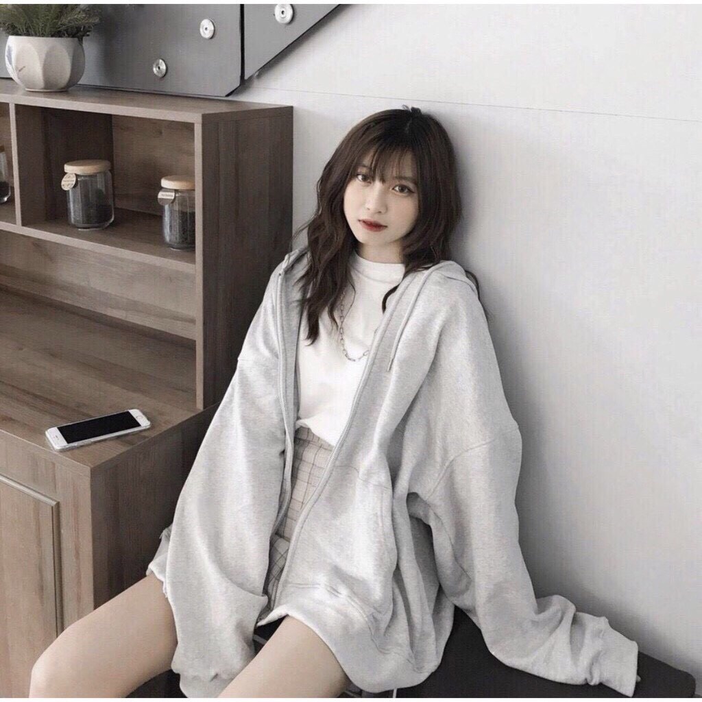 Áo KHOÁC Hoodie TRƠN 3 MÀU Nam Nữ Ulzzang Unisex 1hitshop
