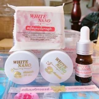 Bộ trắng da white nano thái lan 4 món