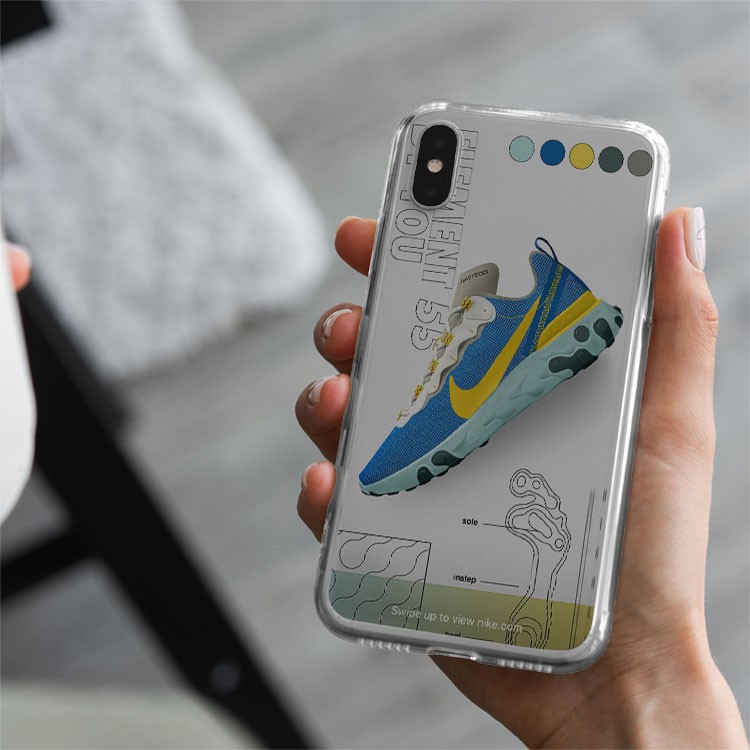 Ốp họa tiết cá tính nike thể thao Vỏ ĐT chống bẩn Iphone 7/8/8Plus/X/Xs/Xs Max/11/11 Promax/12/12 Promax NIKPOD00147