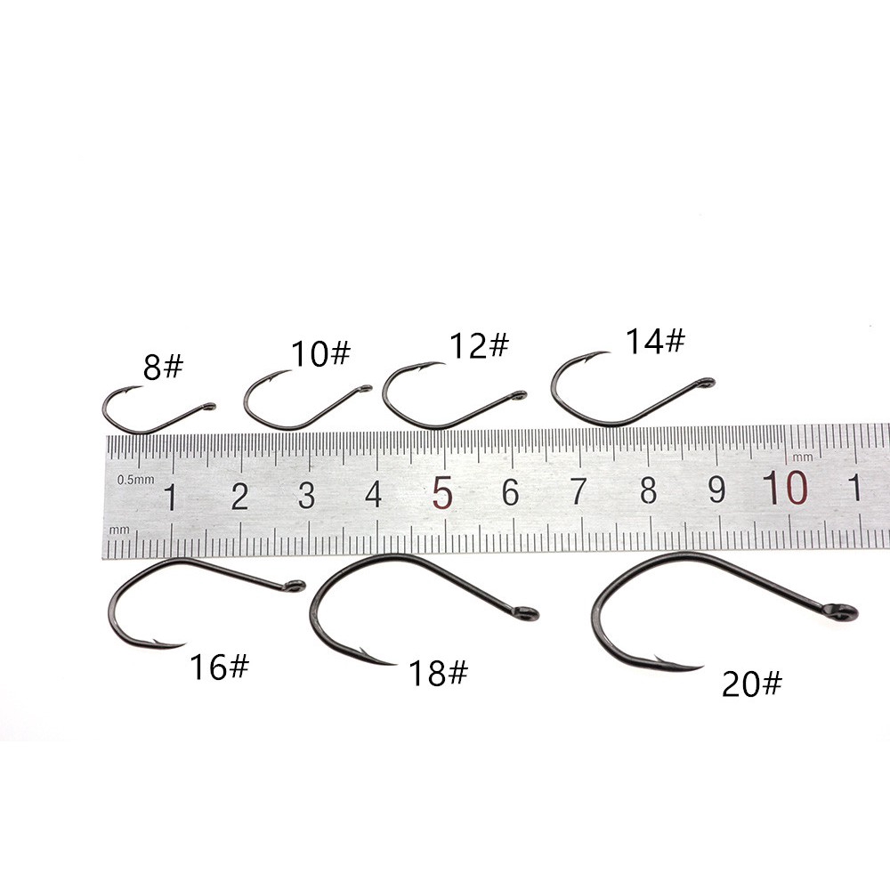 Set 50 Móc Câu Cá Bằng Thép Carbon Cao Cấp