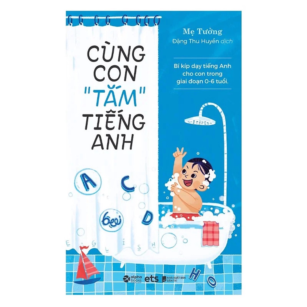 Sách Cùng Con Tắm Tiếng Anh  - BẢN QUYỀN