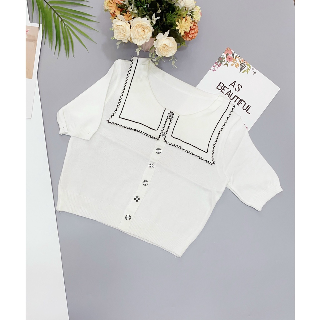 Áo Len Nữ cổ tròn tay lỡ hàn quốc,đẹp dễ mix đồ | BigBuy360 - bigbuy360.vn