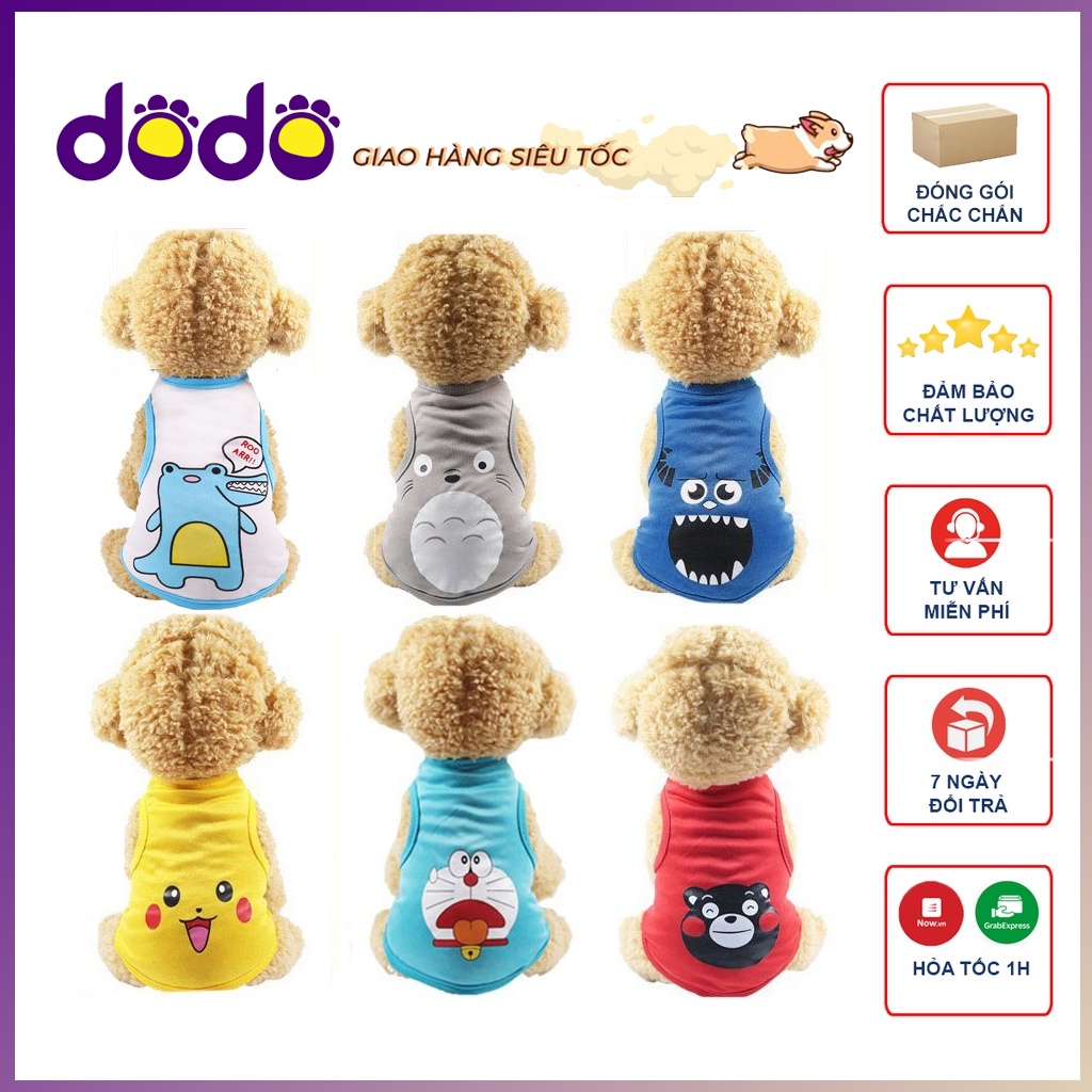 Áo hè cho chó mèo random mẫu - Áo cho thú cưng, áo chó, ao cho chó, áo cho chó, áo chó con, áo cho mèo, áo thú cưng