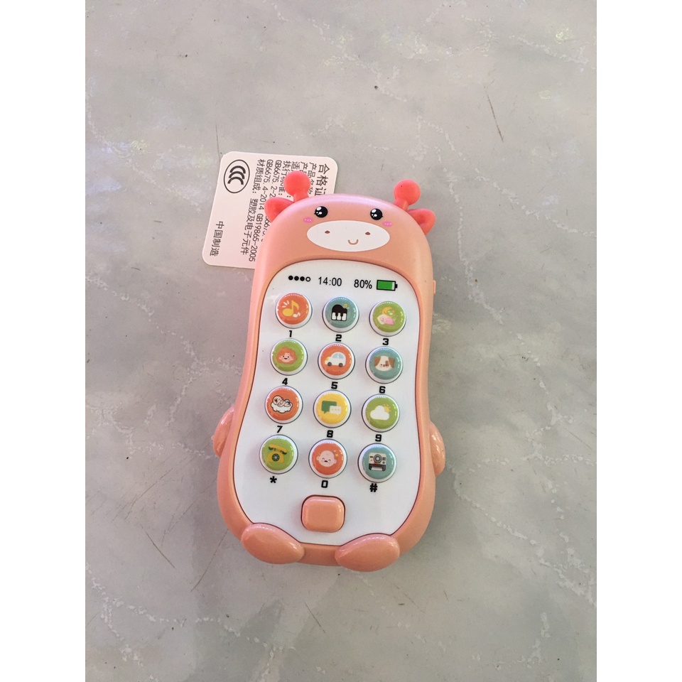Điện thoại phát nhạc cho bé - Đồ chơi thông minh - phát triển IQ,EQ