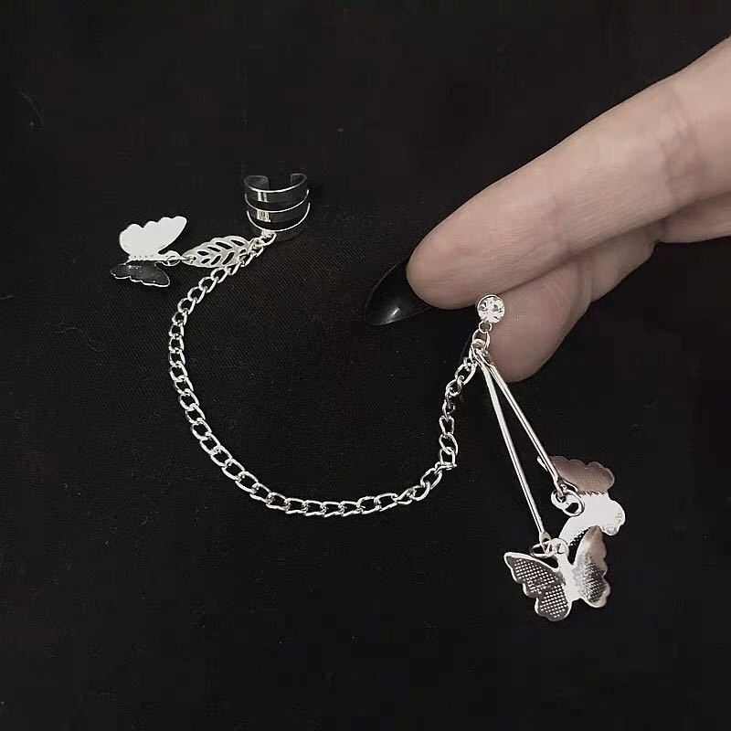 Bông Tai Hình Bướm Phong Cách Hàn Quốc Dành Cho Nữ