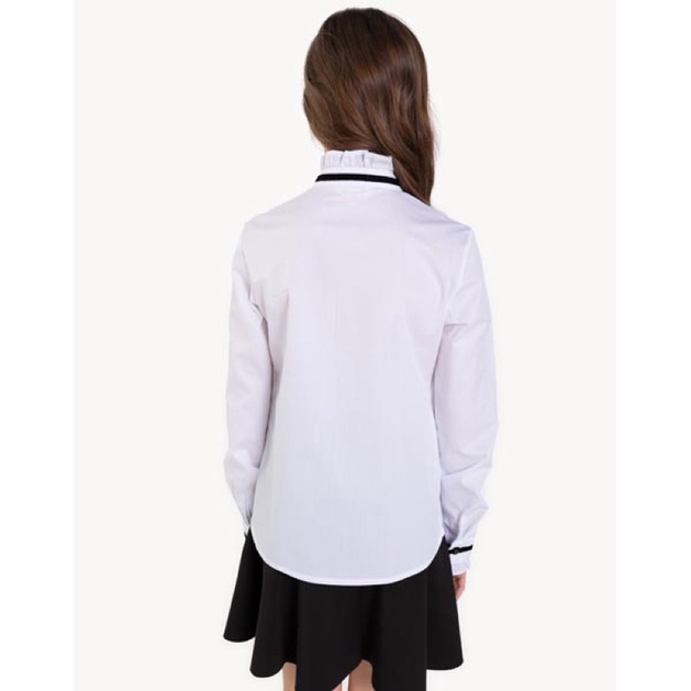 Áo Sơ Mi Bé Gái Cổ Nhún Nơ GJ