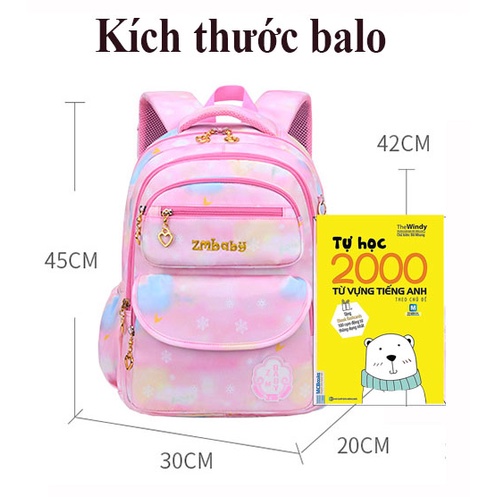 [Size 45cm- Loại 1] Ba Lô Đi Học Cỡ Lớn Phong Cách Hàn Quốc Dành Cho Bé Từ Lớp 3 trở lên hoặc dành cho các bạn sinh viên
