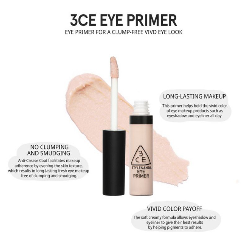 [CHÍNH HÃNG][SẴN] Kem Lót Mắt 3CE Eye Primer