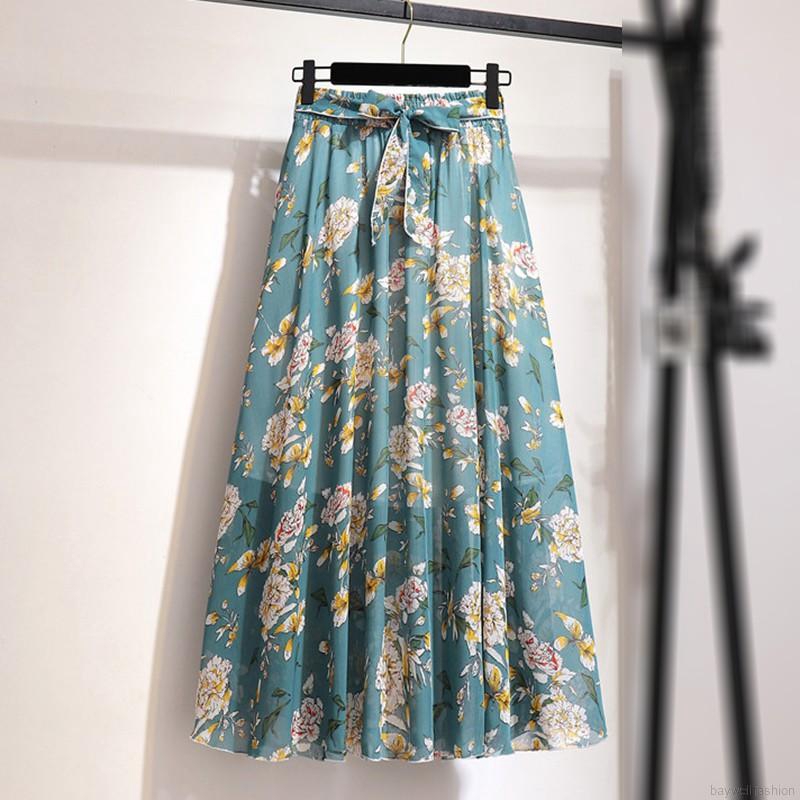 Chân Váy Dài In Hoa Thời Trang Nữ Tính | BigBuy360 - bigbuy360.vn