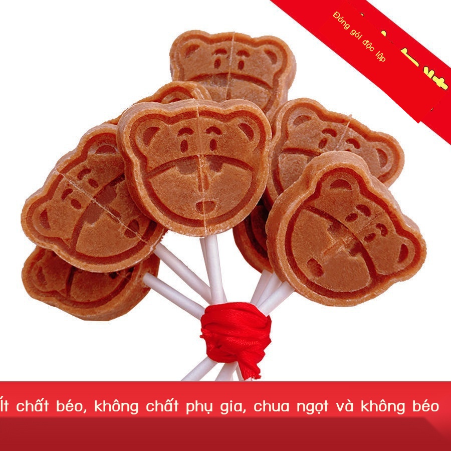CHawthorn kẹo mút không bổ sung món ăn nhẹ ngon miệng của trẻ em Bánh táo gai để giảm cảm giác thèm ăn, dải làm thức tức